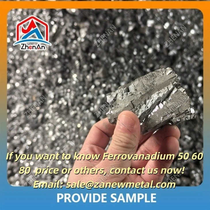 80 Ferro Vanadium 10-100 mm Lumps factory