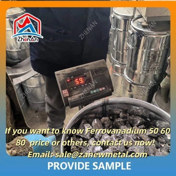 Ferrovanadium 48-55% 50 Lumps best